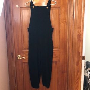 Black overalls